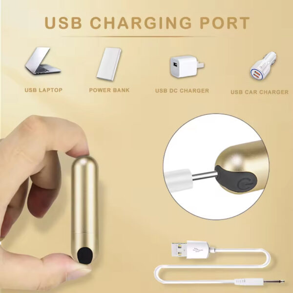 Vibrador Bala "Gold Edition"